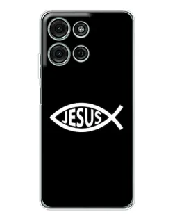 Чехол для Motorola MOTO G56 с картинкой «Классический Jesus»