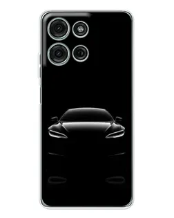 Чехол для Motorola MOTO G56 с картинкой «Силуэт Tesla Night»