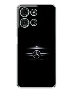 Чехол для Motorola MOTO G56 с картинкой «Mercedes — абстрактные линии»