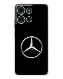 Чехол для Motorola MOTO G56 с картинкой «Mercedes классический лого»