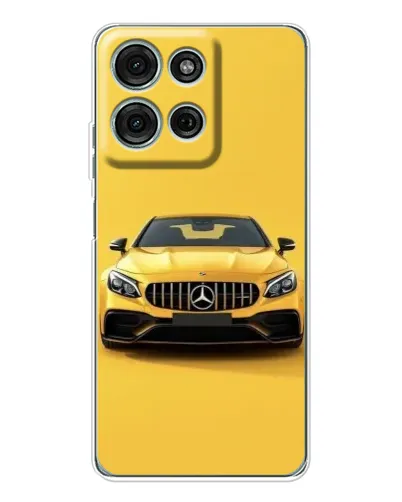 Чехол для Motorola MOTO G56 с картинкой «Желтый Mercedes GT»