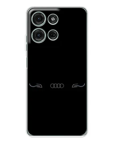 Чехол для Motorola MOTO G56 с картинкой «Audi — световой подпись»