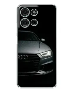 Чехол для Motorola MOTO G56 с картинкой «Audi — детализация кузова»