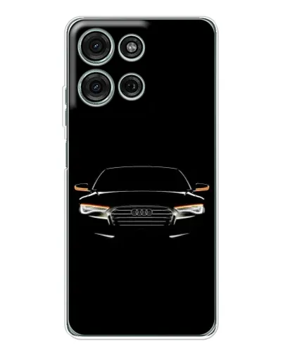 Чехол для Motorola MOTO G56 с картинкой «Audi — ночной контур»