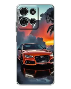 Чехол для Motorola MOTO G56 с картинкой «Audi — закат»
