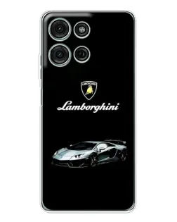Чехол для Motorola MOTO G56 с картинкой «Логотип Lamborghini классика»