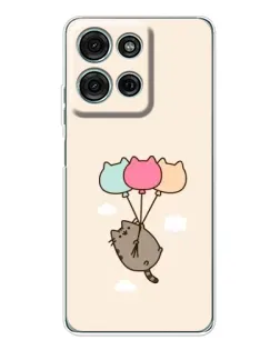 Чехол для Motorola MOTO G56 с картинкой «Пушин на шариках»