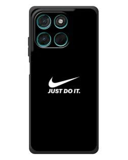 Чехол для Motorola Moto G57 Power с картинкой «Минимализм от Nike»