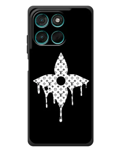 Чохол для Motorola Moto G57 Power з картинкою «Квіткова монограма» Чохол для Motorola Moto G57 Power з картинкою «Квіткова монограма»