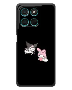 Чохол для Motorola Moto G57 Power з картинкою «My Melody та Kuromi»