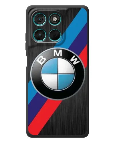 Чехол для Motorola Moto G57 Power с картинкой «BMW M-stripes стиль»