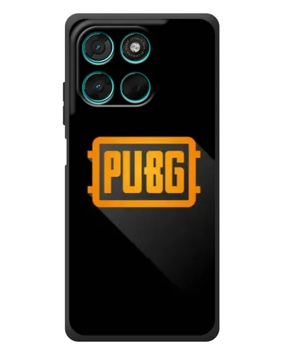 Чохол для Motorola Moto G57 Power з картинкою «PUBG — рамка лого»