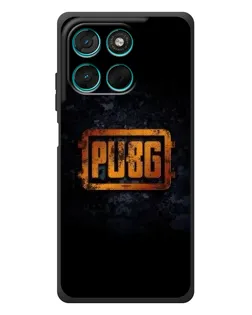 Чохол для Motorola Moto G57 Power з картинкою «PUBG — золотий логотип»