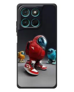 Чехол для Motorola Moto G57 Power с картинкой «Among Us — 3D стиль»