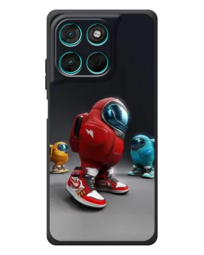 Чехол для Motorola Moto G57 Power с картинкой «Among Us — 3D стиль»
