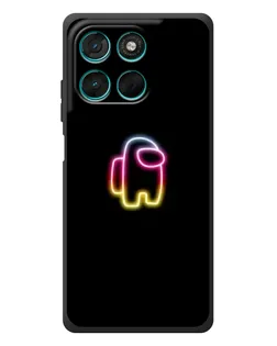 Чехол для Motorola Moto G57 Power с картинкой «Among Us градиент»