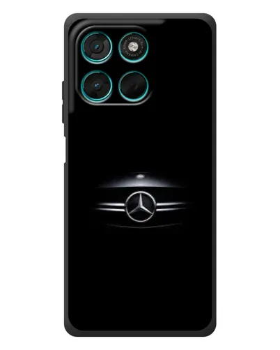 Чехол для Motorola Moto G57 Power с картинкой «Mercedes — абстрактные линии»