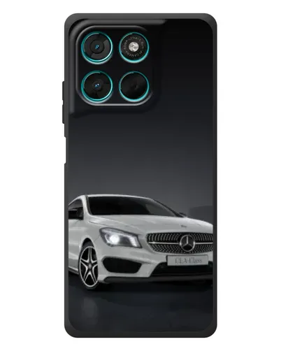 Чехол для Motorola Moto G57 Power с картинкой «Mercedes AMG GT Silver»
