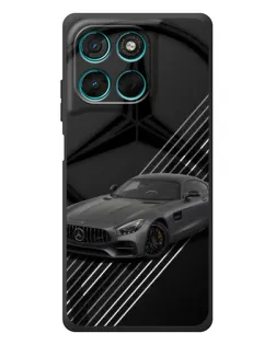 Чехол для Motorola Moto G57 Power с картинкой «Mercedes AMG — графика»