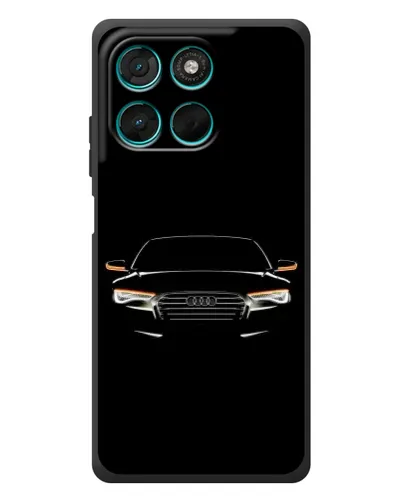 Чохол для Motorola Moto G57 Power з картинкою «Audi — нічний контур»