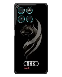 Чохол для Motorola Moto G57 Power з картинкою «Графіка — пантера та Audi»