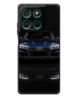 Чохол для Motorola Moto G57 Power з картинкою «Audi — нічне відображення»