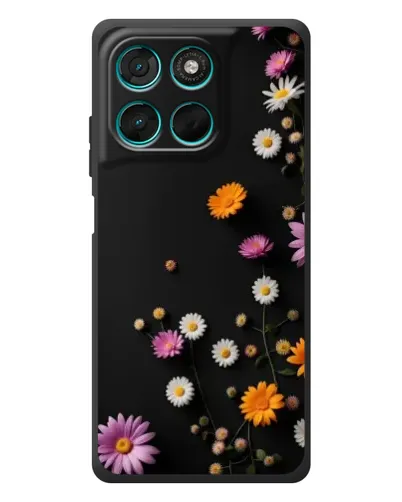 Чехол для Motorola Moto G57 Power с картинкой «Цветочная композиция»