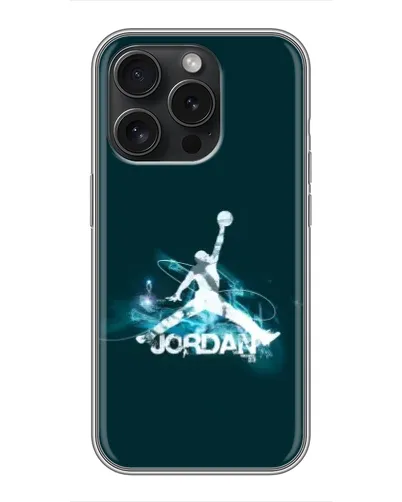 Чехол для Motorola Moto G57 с картинкой «Jordan Blue Fire»