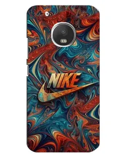 Чехол для Motorola MOTO G5s с картинкой «Nike в абстракции»