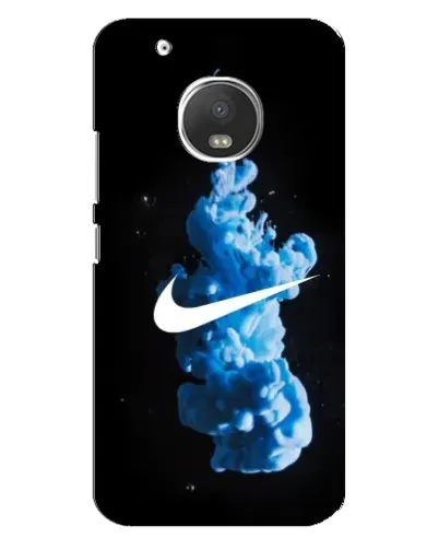 Чехол для Motorola MOTO G5s с картинкой «Nike и синий дым» Чехол для Motorola MOTO G5s с картинкой «Nike и синий дым»