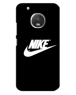 Чехол для Motorola MOTO G5s с картинкой «Мазки краски Nike»