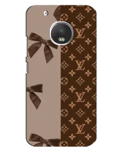 Чехол для Motorola MOTO G5s с картинкой «Louis Vuitton — банты»
