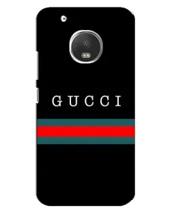 Чехол для Motorola MOTO G5s с картинкой «Gucci — красный пояс»