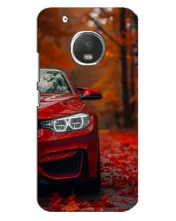 Чехол для Motorola MOTO G5s с картинкой «Осенняя BMW M4»