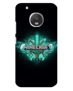 Чехол для Motorola MOTO G5s с картинкой «Minecraft Diamond лого»