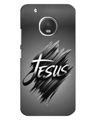 Чехол для Motorola MOTO G5s с картинкой «Надпись Jesus Graffiti»