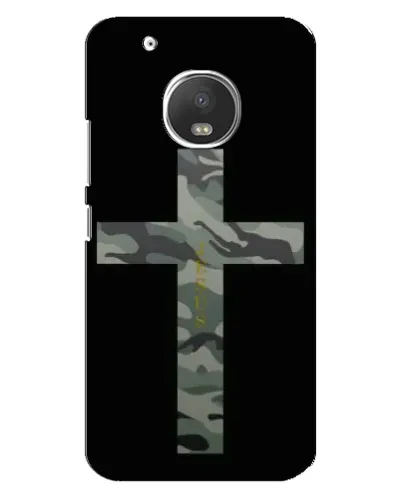 Чехол для Motorola MOTO G5s с картинкой «Милитари Крест»