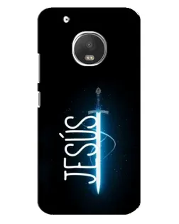 Чехол для Motorola MOTO G5s с картинкой «Меч Духа Jesus»