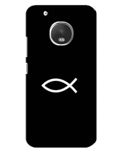Чохол для Motorola MOTO G5s з картинкою «Символ риби Jesus»
