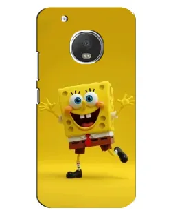 Чехол для Motorola MOTO G5s с картинкой «Позитивный Губка Боб»