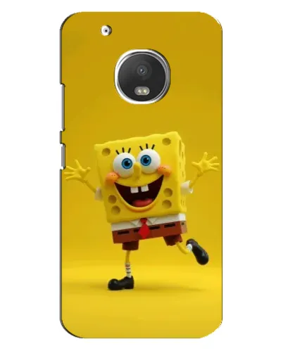Чехол для Motorola MOTO G5s с картинкой «Позитивный Губка Боб»