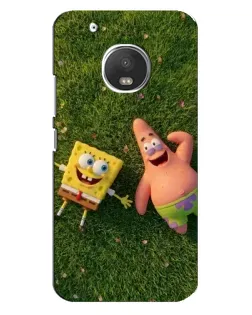 Чехол для Motorola MOTO G5s с картинкой «Друзья на лужайке»