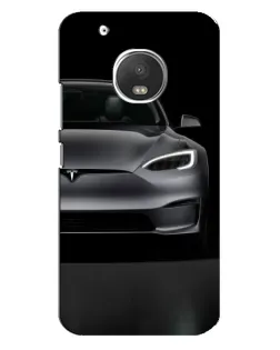 Чехол для Motorola MOTO G5s с картинкой «Tesla Model S Look»