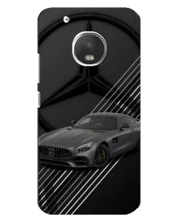 Чехол для Motorola MOTO G5s с картинкой «Mercedes AMG — графика»