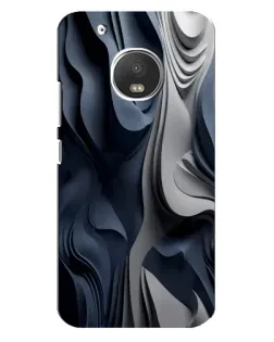 Чехол для Motorola MOTO G5s с картинкой «Объемные синие складки» Чехол для Motorola MOTO G5s с картинкой «Объемные синие складки»