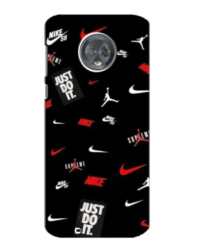 Чехол для Motorola MOTO G6 с картинкой «Nike Mix Pattern»