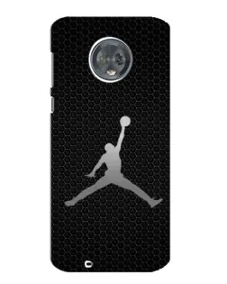 Чехол для Motorola MOTO G6 с картинкой «Jordan Dark Carbon»