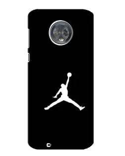 Чехол для Motorola MOTO G6 с картинкой «Jordan Silhouette»