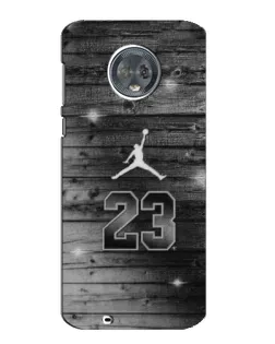 Чехол для Motorola MOTO G6 с картинкой «Jordan Carbon 23»