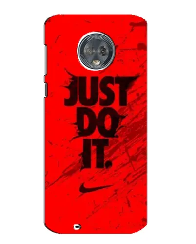 Чехол для Motorola MOTO G6 с картинкой «Nike Just Do It»